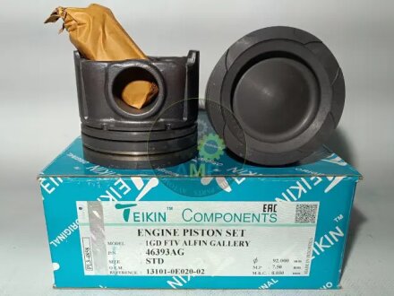 Поршни стандарт (STD) (к-кт на мотор) Toyota 1GD-FTV 2.8L TEIKIN 46393AGSTD