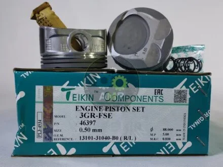 Поршни ремонт (+0.50мм) (к-кт на мотор) Toyota 3GR-FSE, Lexus GS TEIKIN 46397050