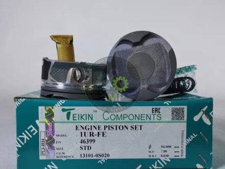 Поршни стандарт (STD) (к-кт на мотор) Toyota 1UR-FE 4.6L Lexus GX460, TLC200, Tundra TEIKIN 46399STD