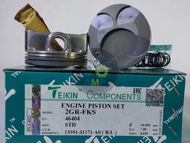 Поршни стандартные (комплект на мотор) Toyota 2GR-FKS Lexus RX350, GS350 TEIKIN 46404STD (фото 1)
