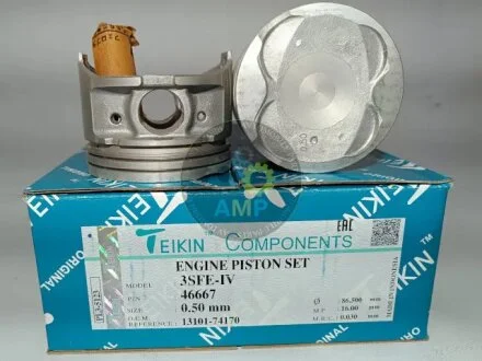 Поршни ремонт (+0.50мм) (к-кт на мотор) Toyota 3S-FE-IV TEIKIN 46667050