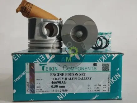 Поршни ремонт (+0.50мм) (к-кт на мотор) Toyota 1CD-FTV Alfin Gallery TEIKIN 46690AG050