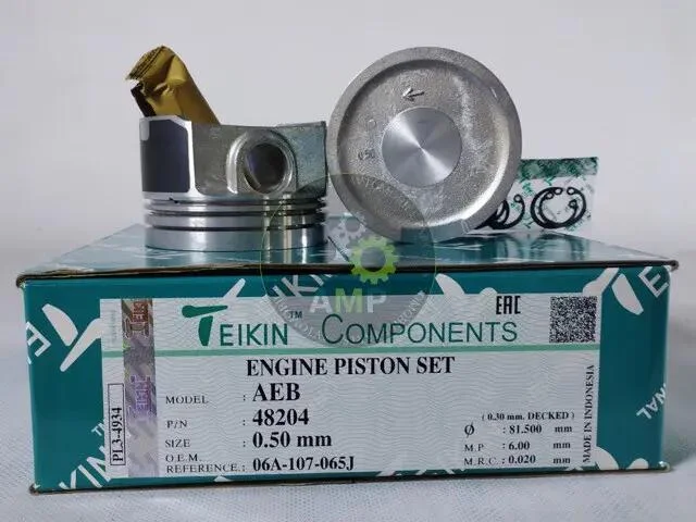 Поршни ремонт (+0.50мм) (к-кт на мотор) Volkswagen Audi Seat Skoda AEB/AGU/AJH/AJL/AJQ/ANB/APP/APU/A TEIKIN 48204050 (фото 1)