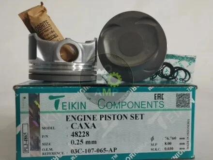 Поршни ремонт +0.25мм (комплект на мотор) VAG 1.4 TSI CAXA, CAXC, CFBA, CNVA TEIKIN 48228025