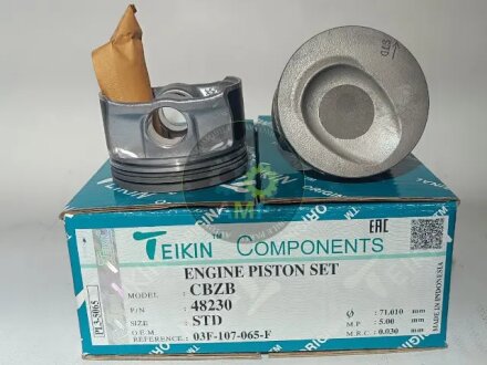 Поршни стандартные (комплект на мотор) VAG 1.2 TSI TEIKIN 48230STD