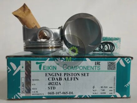 Поршни стандартные (комплект на мотор) VAG 1.8 TSI CDAB, CDAA, CDHB, CDHA, BZB, TEIKIN 48232ASTD