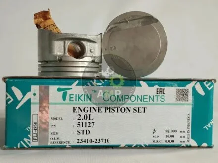Поршень ДВС STD (4шт.+пальцы) Hyundai 2.0 MPI-DOHC Tucson (04-), Trajet (-07), Elantra (00-) TEIKIN 51127-STD