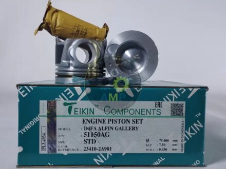 Поршни стандартные (к-кт на мотор) 1,5TCI D4FA Accent, Matrix, Rio, Cerato TEIKIN 51150AGSTD