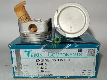 Поршни ремонт +0.50mm(к-кт на мотор) Hyundai G4LA TEIKIN 51612050