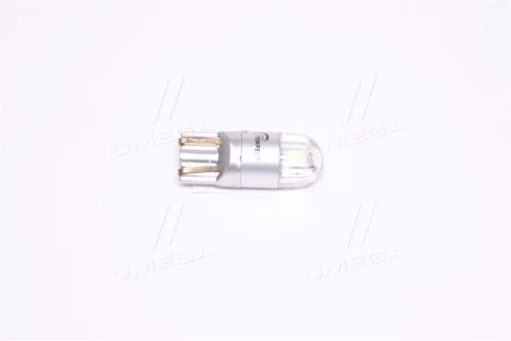 Лампа LED б/ц габарит,панель приладів, салон 12V T10 (W5W) w2.1x9.5d 2SMD N.P WHITE <> TEMPEST Tmp-L11203HW