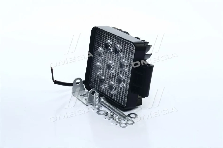 Фара LED додаткова 12/24V/27W (9 діодів*3W) (квадратна)106х106х47mm <Tempest> TEMPEST TP-9300 (фото 1)