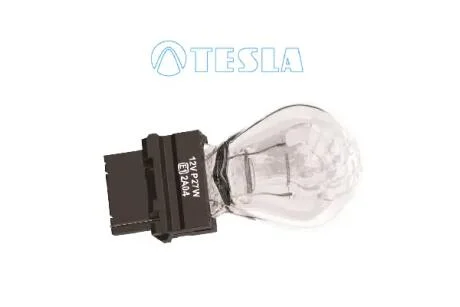 Автолампа Tesla Standard P27W W2,5x16d 27 W прозрачная TESLA B77291