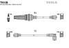 Комплект кабелів запалювання TESLA T906B (фото 1)