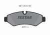 Комплект тормозных колодок TEXTAR 2074701 (фото 2)
