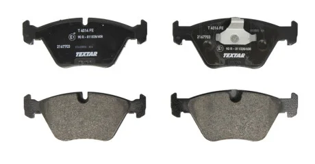 Колодки тормозные (передние) BMW 5 (E39) 95- (Teves) Q+ TEXTAR 2167703