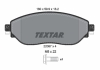 Комплект гальмівних колодок TEXTAR 2208701 (фото 5)