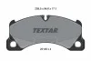 Колодки гальмівні (передні) Porsche Cayenne/Cayenne Coupe 17- (Brembo) TEXTAR 2214801 (фото 2)