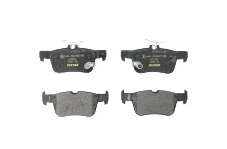 Колодки гальмівні (задні) Ford Mondeo/Galaxy/Kuga 12-/Ford USA Fusion/Escape 05- (Teves) TEXTAR 2223101