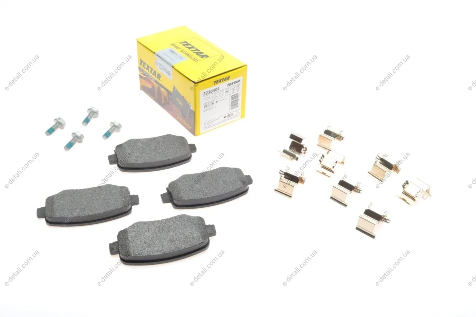 Колодки тормозные (задние) Fiat 500/Jeep Compass/Renegade 14- Q+ TEXTAR 2230401 (фото 1)