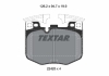 Комплект тормозных колодок TEXTAR 2242501 (фото 2)