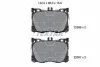 Колодки гальмівні (передні) MB C-class (W205/S205/C205)/E-class (W213) 16- (Brembo) TEXTAR 2258601 (фото 5)