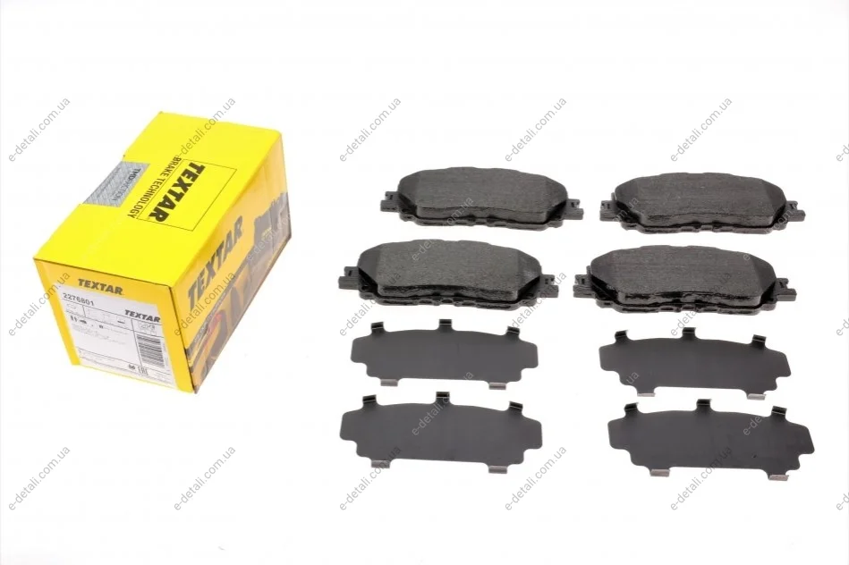 Колодки тормозные (передние) Toyota Camry 17-/Rav4 18-/Lexus ES 18- (Akebono) TEXTAR 2276801 (фото 1)