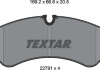 Комплект тормозных колодок TEXTAR 2279101 (фото 5)