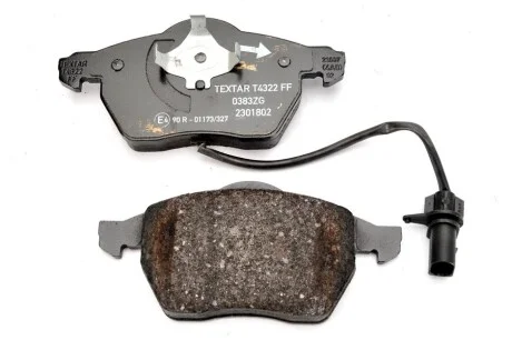 Колодки тормозные (передние) Audi A4/A6/Skoda Superb/VW Passat 1.9TDI/2.5TDI 96- Q+ (с датчиками) TEXTAR 2301802