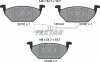 Колодки тормозные (передние) VW Caddy 03- (Teves) Q+ (ушки вверх) (с датчиком) TEXTAR 2313101 (фото 2)