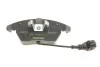 Колодки тормозные (передние) VW Caddy 03- (Teves) Q+ (ушки вниз) (с датчиком) TEXTAR 2358701 (фото 4)