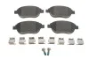 Колодки тормозные (передние) Citroen C4 04-/Peugeot 207/307 02- (Bosch) Q+ (замена на 2370803) TEXTAR 2360001 (фото 1)