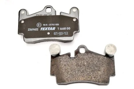 Колодки тормозные (задние) Audi Q7/VW Touareg 2.5D-6.0D 02- (Brembo) TEXTAR 2369402