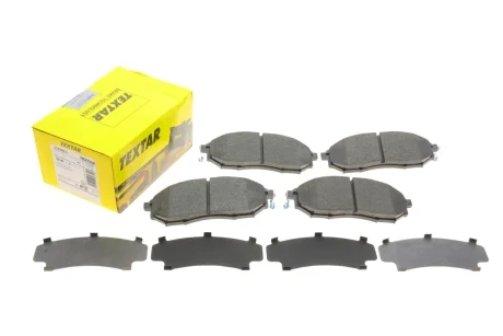 Колодки тормозные (передние) Nissan Pathfinder 05-/NP300 14-/Infiniti G/Q60/QX50 07- (157.3x58.5x17) TEXTAR 2369803