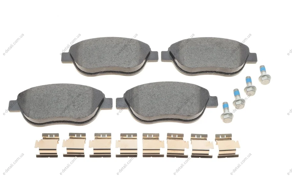 Колодки тормозные (передние) Citroen C4 04-/Peugeot 207/307 02- (Bosch) Q+ TEXTAR 2370803 (фото 1)