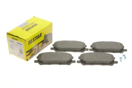 Колодки тормозные (передние) Lexus RX 03- (Akebono) (140.8x59.3) TEXTAR 2373401