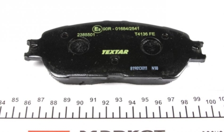 Комплект тормозных колодок TEXTAR 2385501 (фото 1)