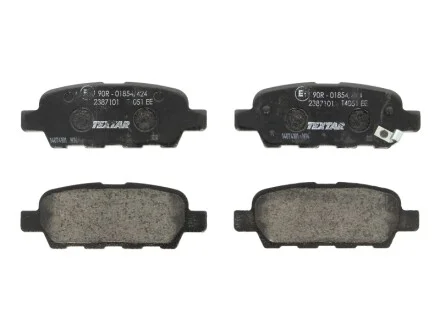 Колодки гальмівні (задні) Renault Koleos/Nissan Juke/Qashqai/X-Trail/Suzuki 08- (Akebono) TEXTAR 2387101