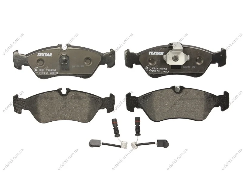 Колодки тормозные (задние) MB Sprinter 208-316 96- (Teves) Q+ (большая) (с датчиками) TEXTAR 2390101 (фото 1)