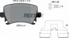 Колодки тормозные (задние) VW Caddy 03- (Lucas) Q+ TEXTAR 2391401 (фото 2)