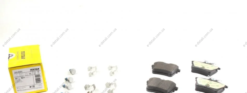Колодки тормозные (задние) Peugeot 407 1.6-2.0 HDI 04- (Lucas) TEXTAR 2413501 (фото 1)