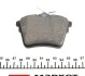 Колодки тормозные (задние) Peugeot 407 1.6-2.0 HDI 04- (Lucas) TEXTAR 2413501 (фото 5)