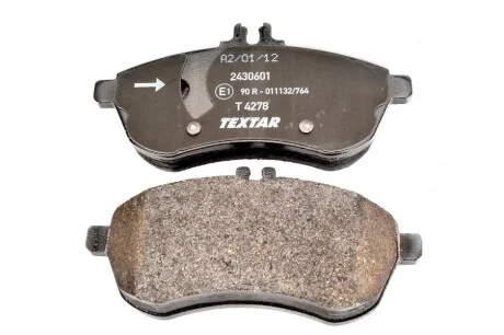 Колодки гальмівні (передні) MB C-class (S204/W204)/E-class (S212/W212) 07- (Lucas) Q+ TEXTAR 2430601