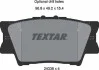 Колодки тормозные (задние) Toyota Camry/Rav4/Lexus ES 06- (Akebono) TEXTAR 2433801 (фото 5)