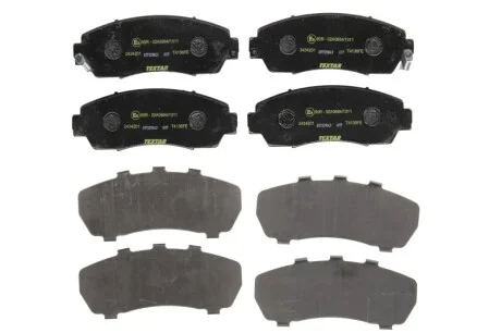 Колодки тормозные (передние) Honda CR-V IV 1.6-2.4i 12- (Akebono) TEXTAR 2434201