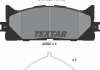 Комплект тормозных колодок TEXTAR 2435001 (фото 2)