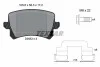 Колодки тормозные (задние) VW Passat B6-B8 05-16/ CC B6-B7 08-16 (Lucas) Q+ TEXTAR 2448302 (фото 2)