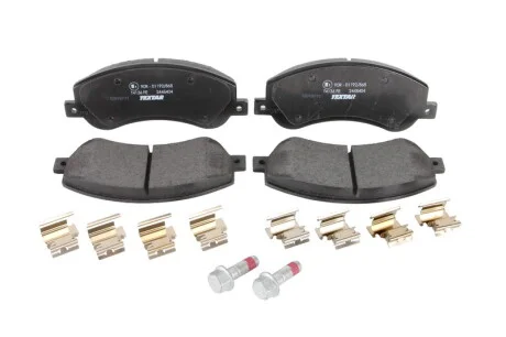Колодки тормозные (передние) VW Amarok 2.0 BiTDI/TDI/TSI 10- (Bosch) Q+ TEXTAR 2448404