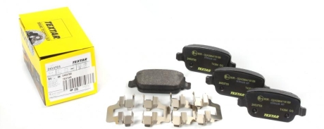 Комплект тормозных колодок TEXTAR 2453703 (фото 1)
