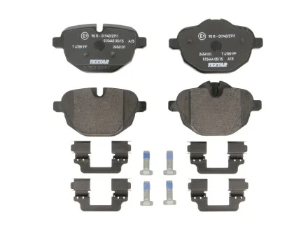 Колодки гальмівні (задні) BMW 5 (F10-11/G30-31)/X3 (F25/G01) /X5 (G05) 10- (TRW) TEXTAR 2456101