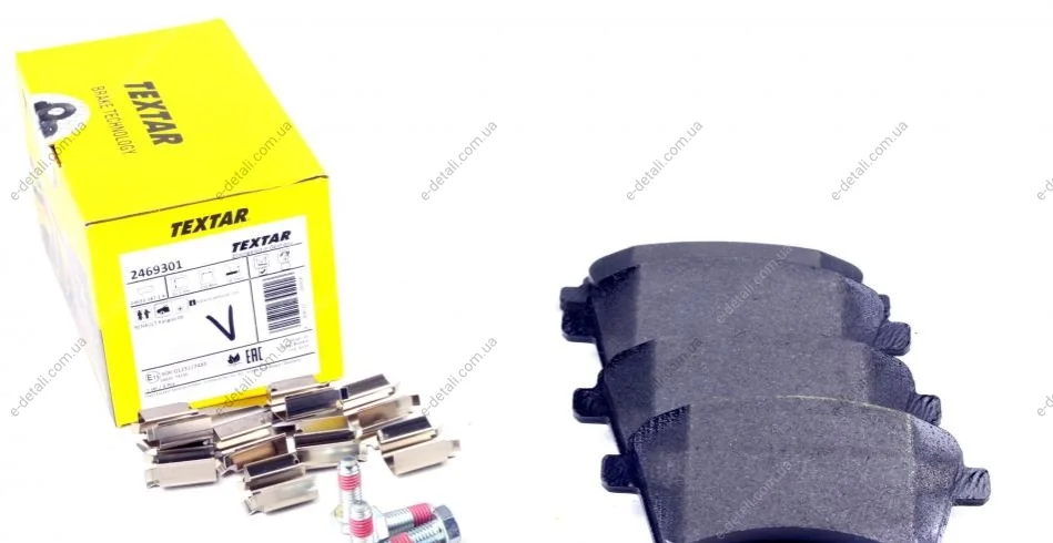 Колодки тормозные (передние) Renault Kangoo 08- (TRW) Q+ TEXTAR 2469301 (фото 1)